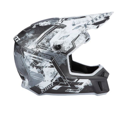 F3 Klim Carbon Helmet ECE - Unruly Black - White